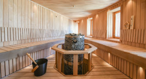Villa Montyn uusi ja mahtava sauna